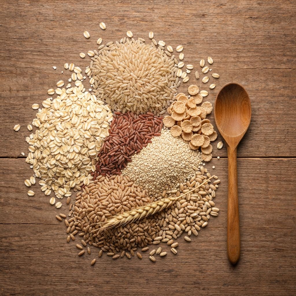 Olika sorters fullkorn